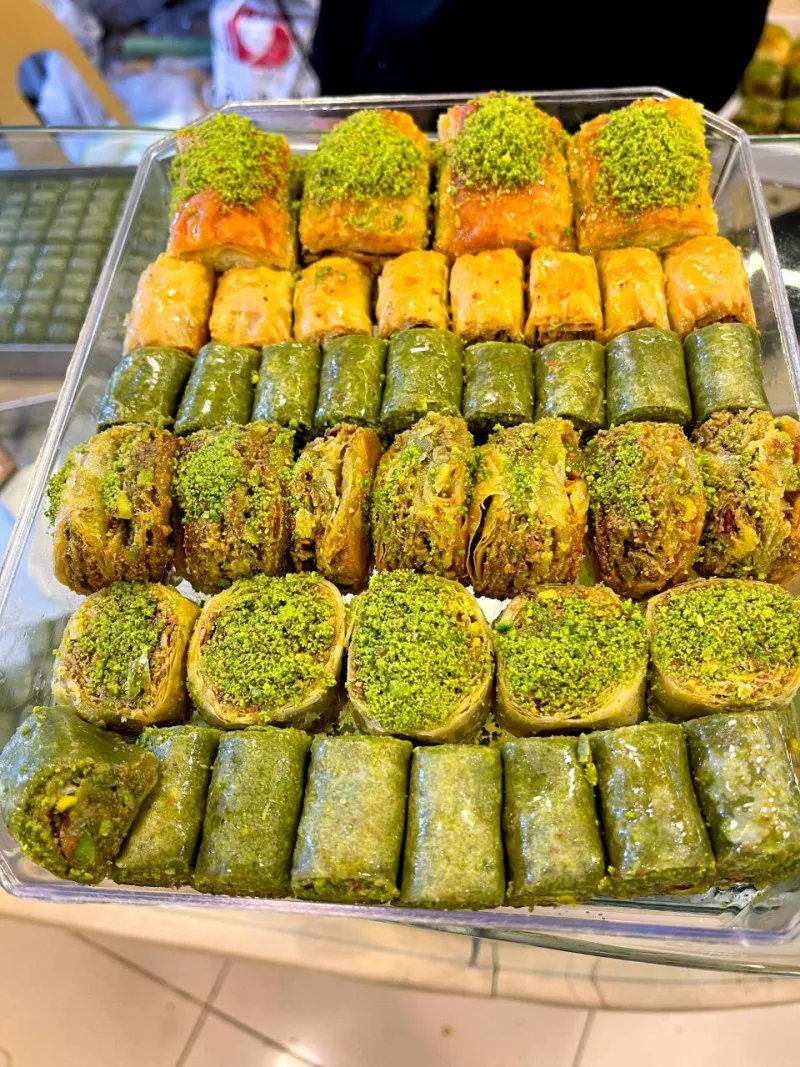 بقلاوة تركية مشكلة